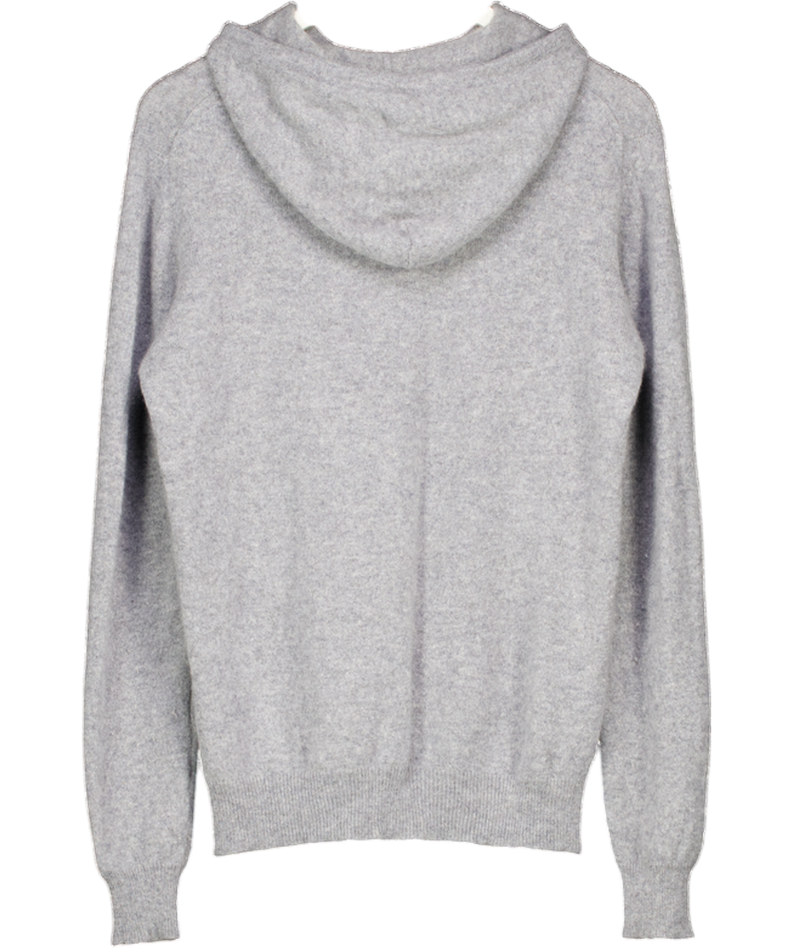 French Connection Grey Cashmere Hoodie UK S
