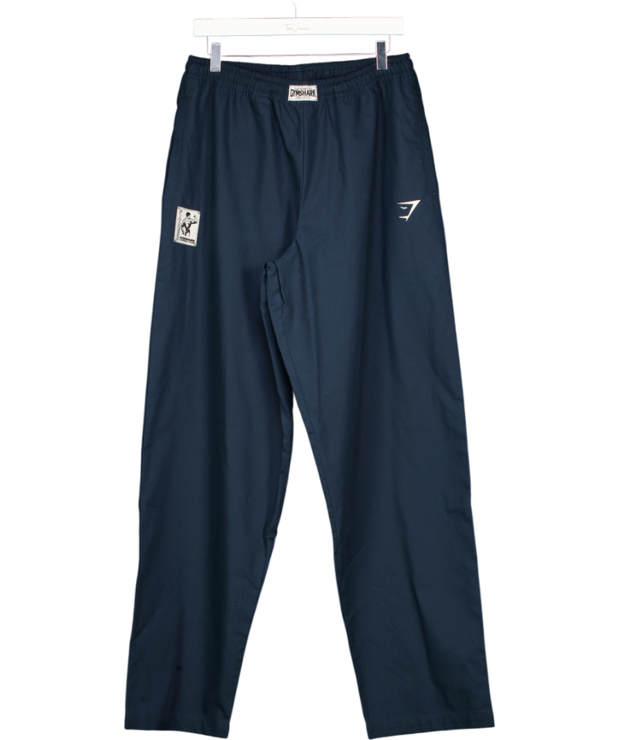 gymshark Blue Straight Leg Pumper Pants UK M