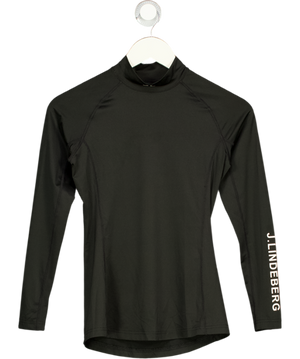J.LINDERBERG Black Ella Compression Long Sleeved Top UK S