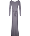 WHITE FOX Grey Let Go Of Your Heart Maxi Dress UK XS