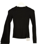 Copy Express Black Long Sleeve Top UK S