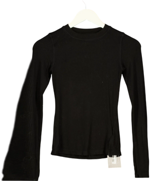 Copy Express Black Long Sleeve Top UK S