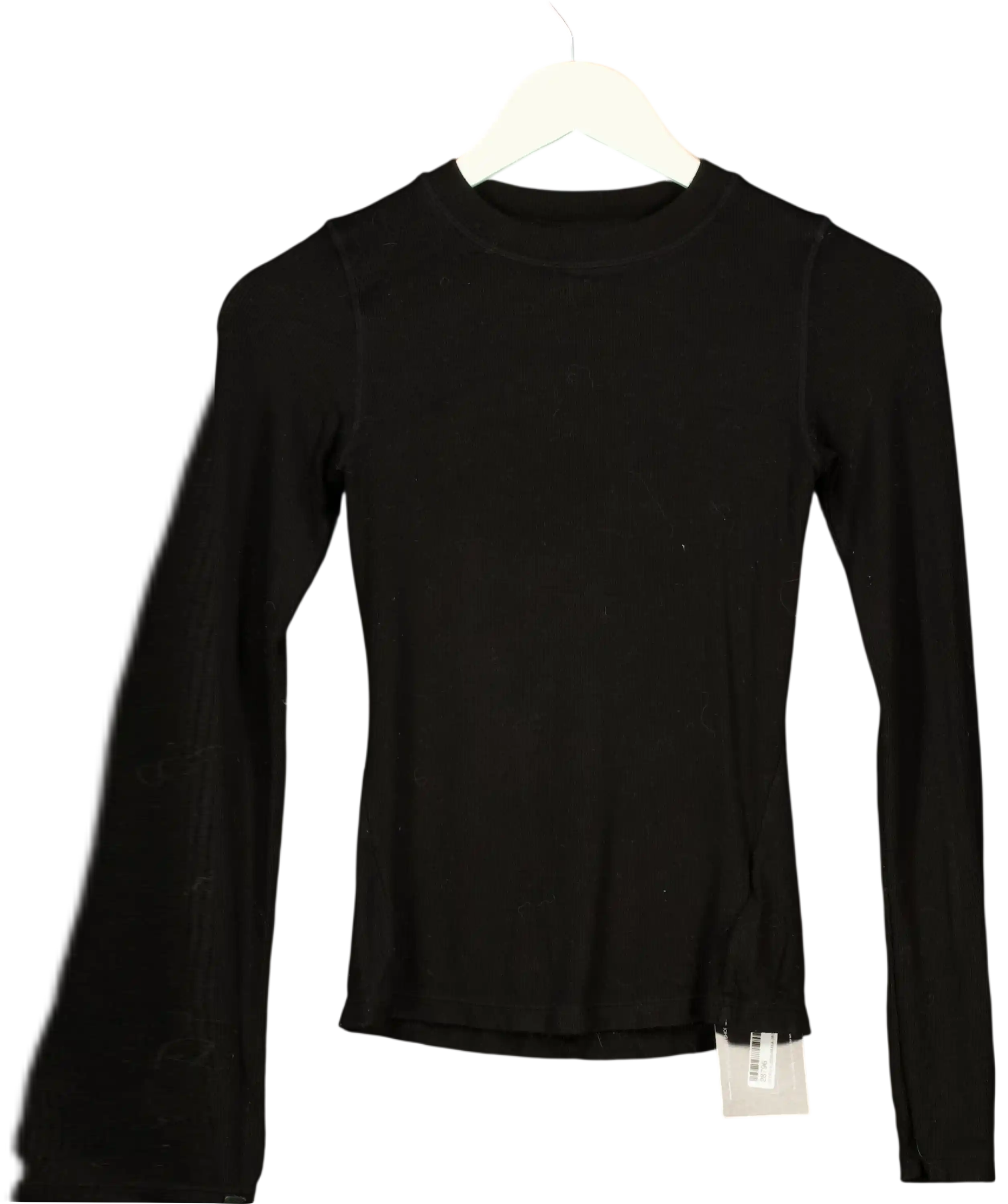 Copy Express Black Long Sleeve Top UK S