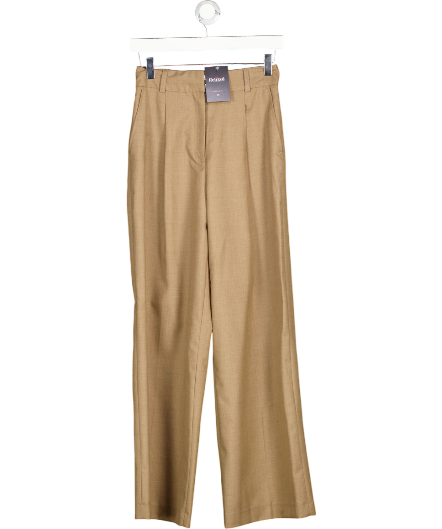 Rosae paris Brown The Ultimate Timeless Tailored Pants UK 6