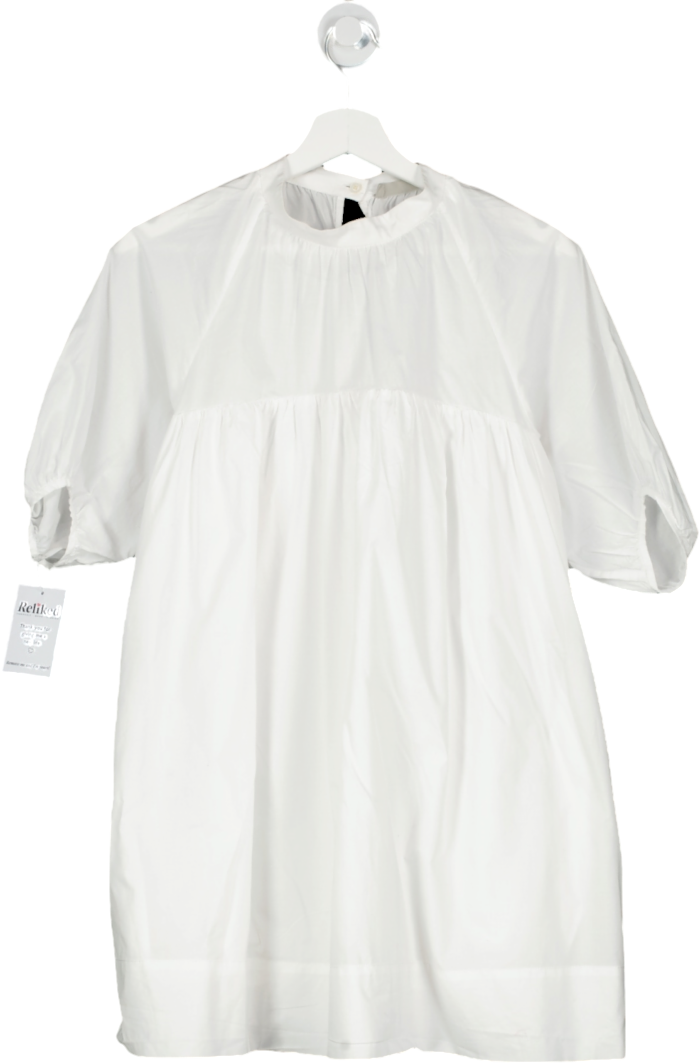 EVERLANE White Tunic Mini Dress UK XS
