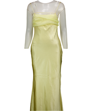 Peppermayo Yellow Belize Maxi Dress UK 10