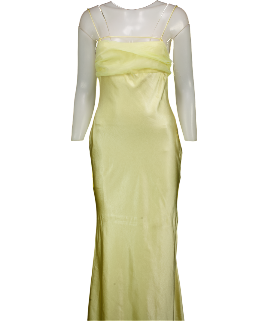 Peppermayo Yellow Belize Maxi Dress UK 10