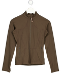 LULULEMON Chocolate Brown Zip Jacket Us4 UK 8