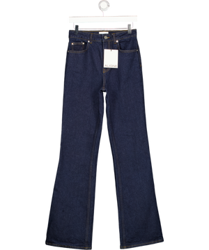 ALIGNE Blue Mid Rise Straight Flare Jeans W27