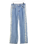 Mars the Label Blue The Denim Lace Up Jeans UK M