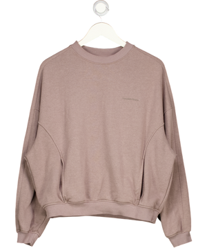 Vanquish Brown Oversized Hoodie UK L
