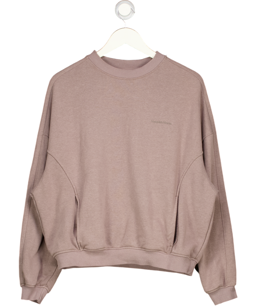 Vanquish Brown Oversized Hoodie UK L