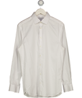 CHARLES TYRWHITT White Slim Fit Egyptian Cotton Shirt UK L