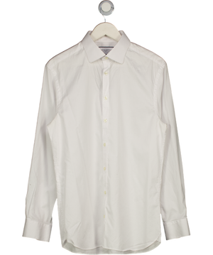 CHARLES TYRWHITT White Slim Fit Egyptian Cotton Shirt UK L