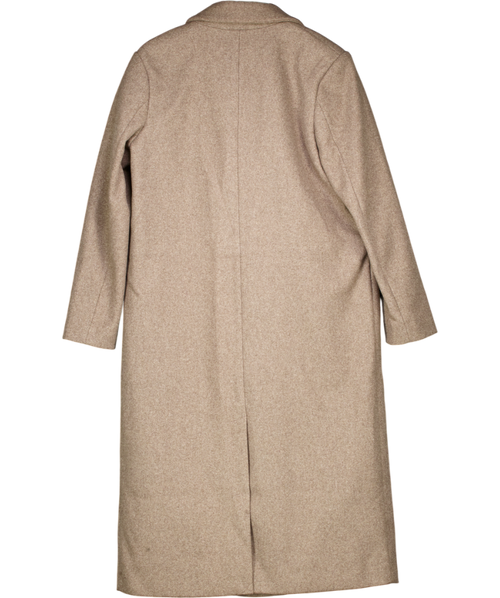 ASOS Brown Oversized Dad Coat UK S