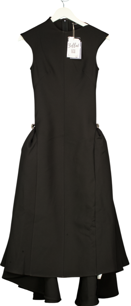 BELLA BARNETT Black Paca Choker Sleeveless Maxi Dress UK XS