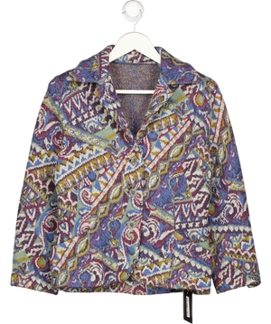 Missoni Multicoloured Wool Mohair Paisley Blazer  IT44 UK 12