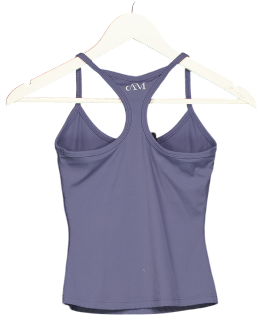 All For Mimi Blue Thin Strap Racerback Tank UK XS