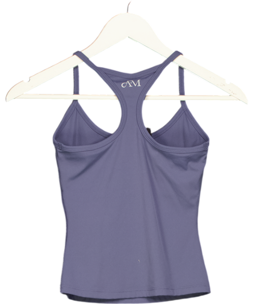 All For Mimi Blue Thin Strap Racerback Tank UK XS