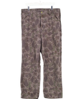 CARHARTT Grey Camo Combi/graphite Duck Single Knee  Trousers UK L
