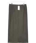 MANGO Grey Brushed Pencil Skirt UK M