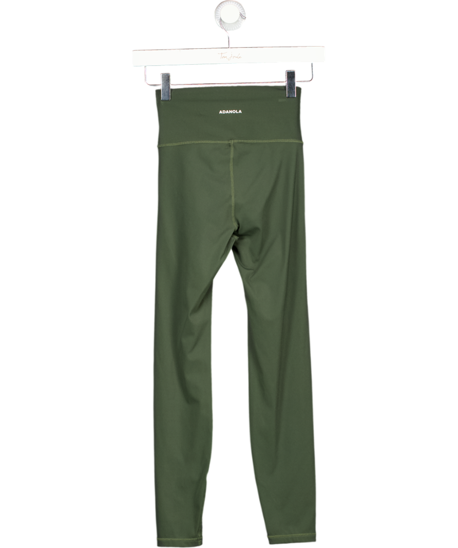ADANOLA Green Cross Front Leggings UK XS