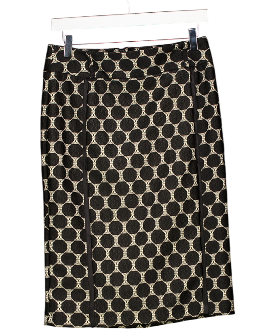 Star Black Layered Lace Pencil Skirt UK 10