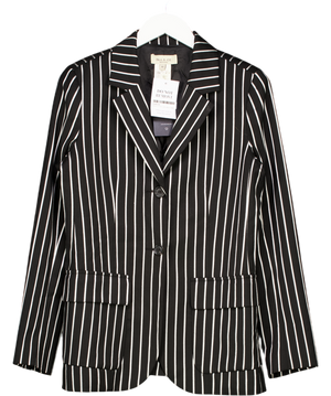 Paul & Joe Black & White Striped Blazer UK 12