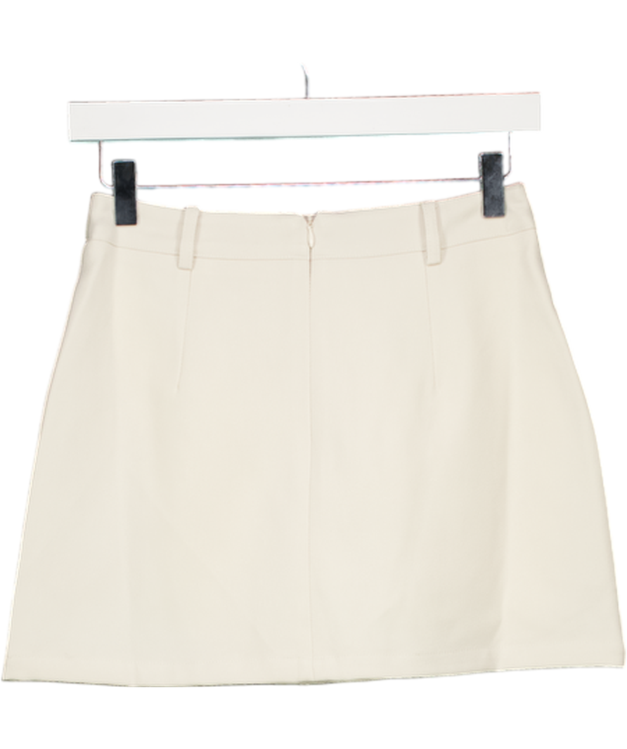 commense Cream Essential Mini Skirt UK XS