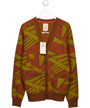 AUBIN & WILLS Multicoloured Blake Cashmere Blend Cardigan UK M