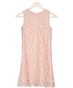 GUESS Baby Pink Lace Shift Dress 9 Years