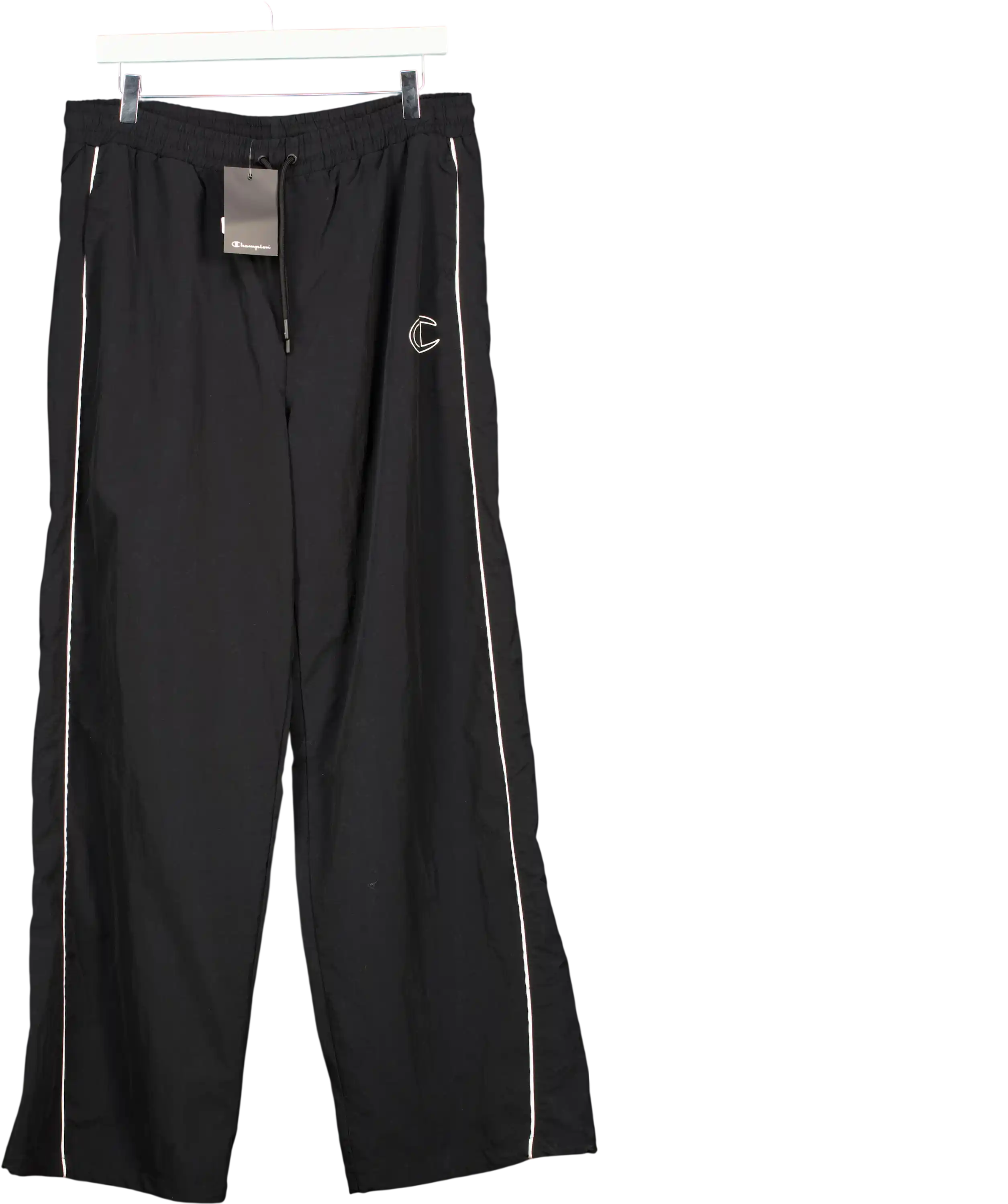 Champion Black Elastic Cuff Track Pants UK XL