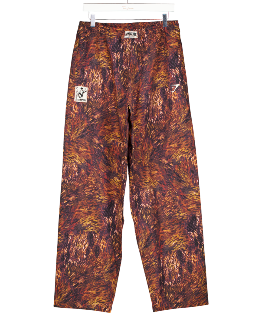 gymshark Brown Straight Leg Pumper Pants UK M