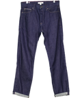M&S Blue Straight Fit Japanese Rigid Selvedge Jeans W30