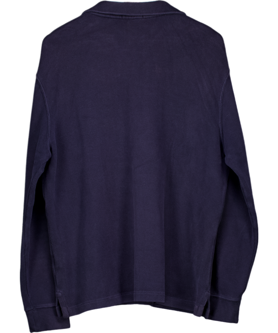 Polo Ralph Lauren Blue Quarter-zip Pullover UK L