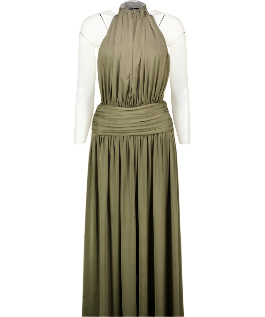 arcina ori Green Santina Dress Khaki UK XS