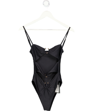 SWIM BY DI Black Ring Detail Cut-out Onepiece Swimsuit UK XS