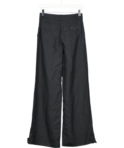 & Other Stories Black Press-crease Trousers UK XS