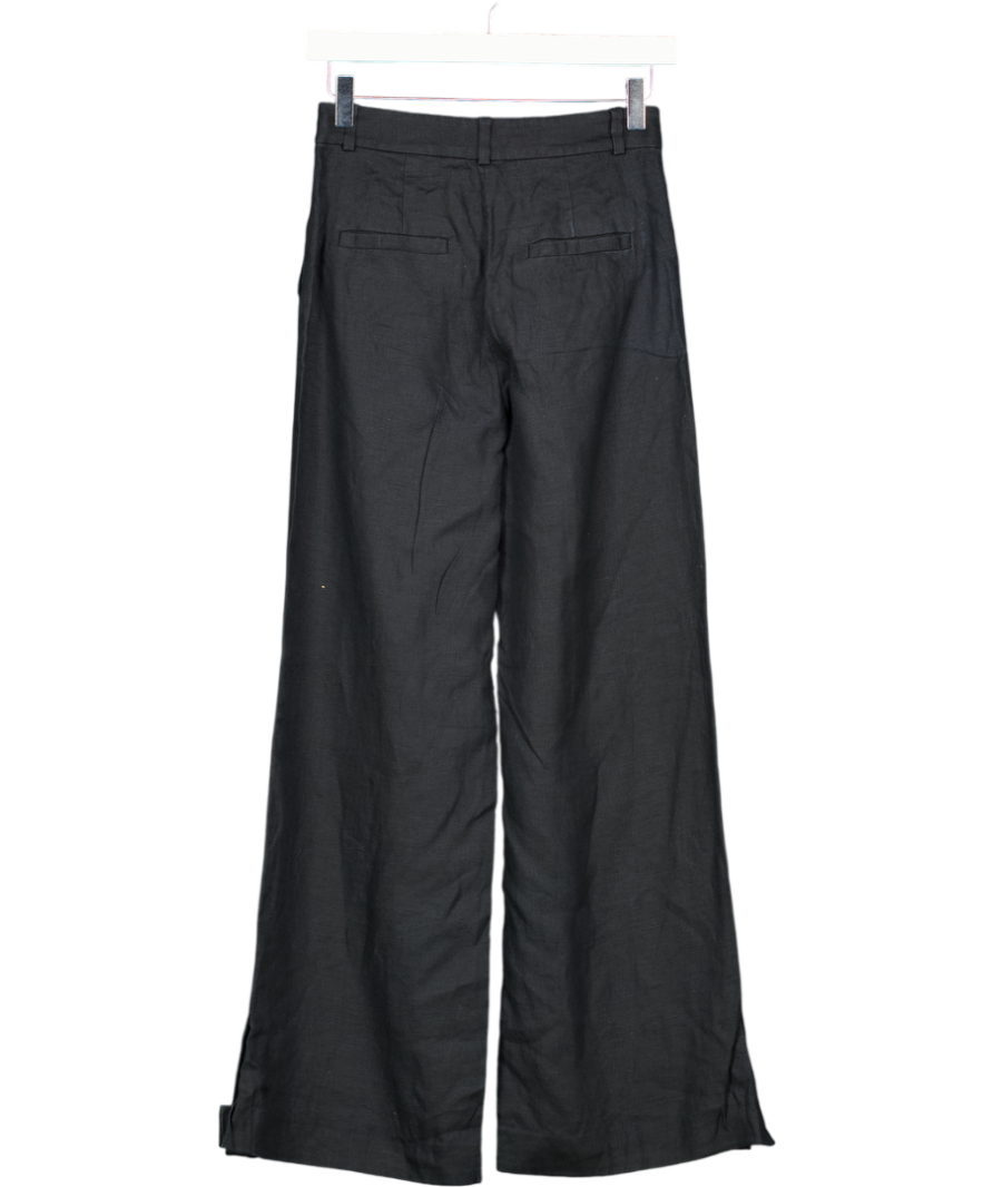 & Other Stories Black Press-crease Trousers UK XS