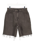 GOOD AMERICAN Good Extreme Denim Barrel Shorts, Black W27