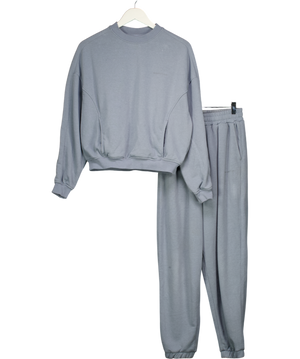 Vanquish Blue Sweatshirt And Cuffed Jogger Set UK S