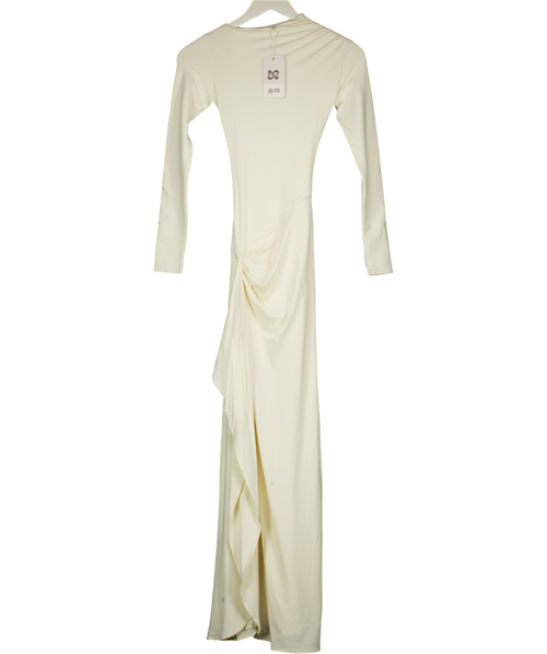aym Cream Venus Long Sleeve Dress UK XS