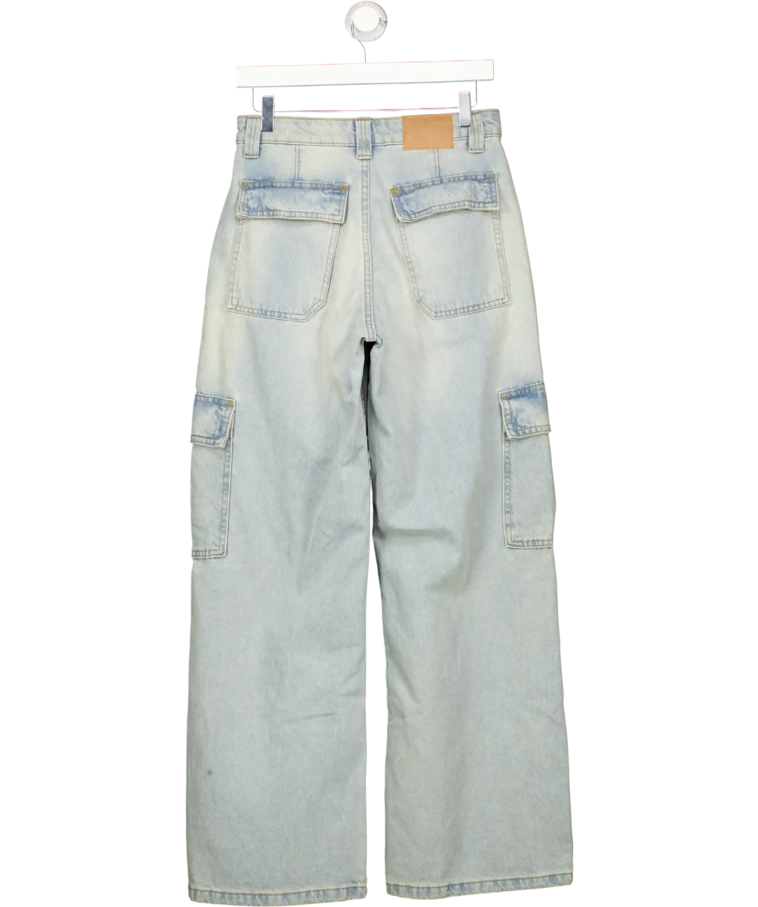 cotton on Blue Mid Wide Trousers UK 8