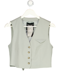 ZARA Grey Sleeveless Waistcoat Top UK M