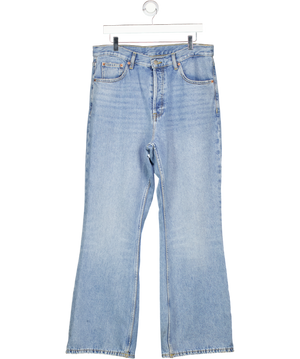 Dr Denim Blue Rift Wide Bootcut Jeans W31