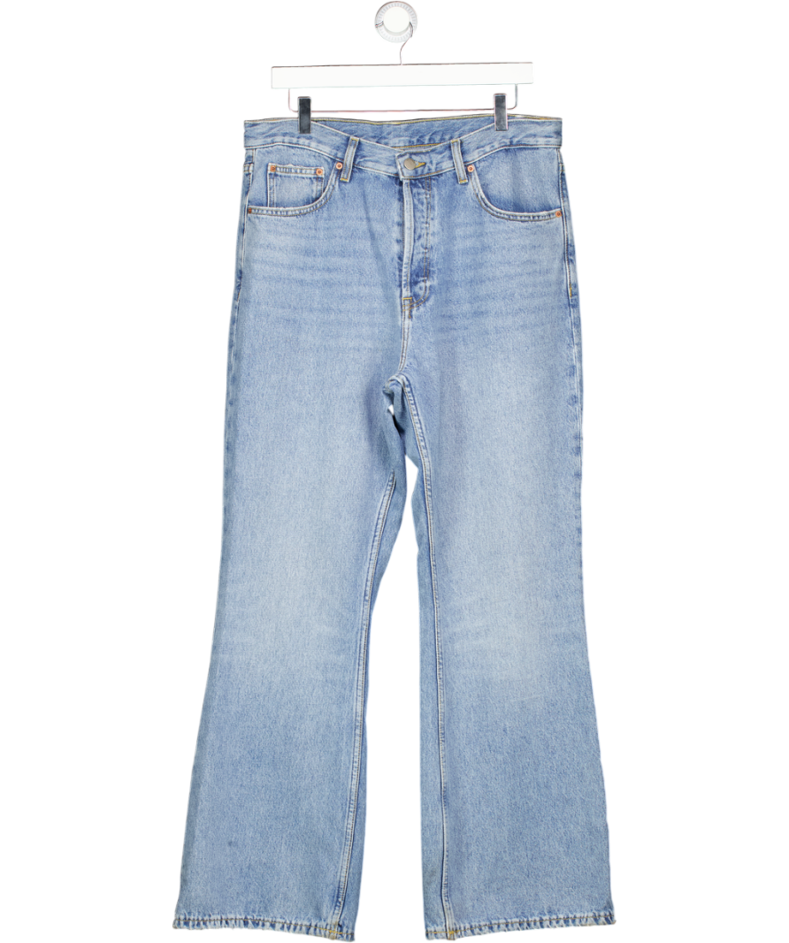 Dr Denim Blue Rift Wide Bootcut Jeans W31