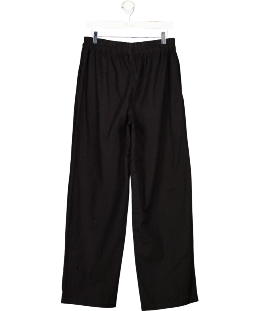 ASOS Black Stradivarius Drawstring Trousers UK S