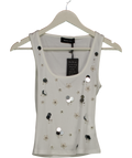 White Fox White Dream State Rib Tank UK S
