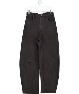 Self-Portrait Black Barrel Leg Jeans W25