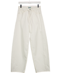 RIVER ISLAND White Balloon Leg Drawcord Baggy Jeans UK 6